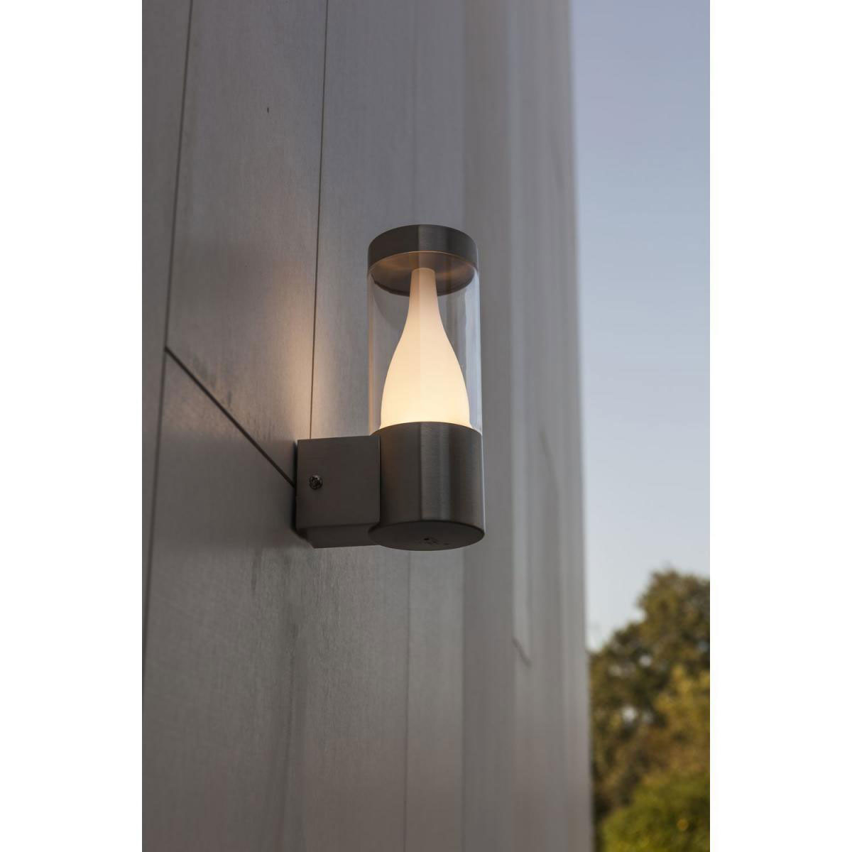 Lutec LED-Außenwandleuchte Virgo | Edelstahl 228022