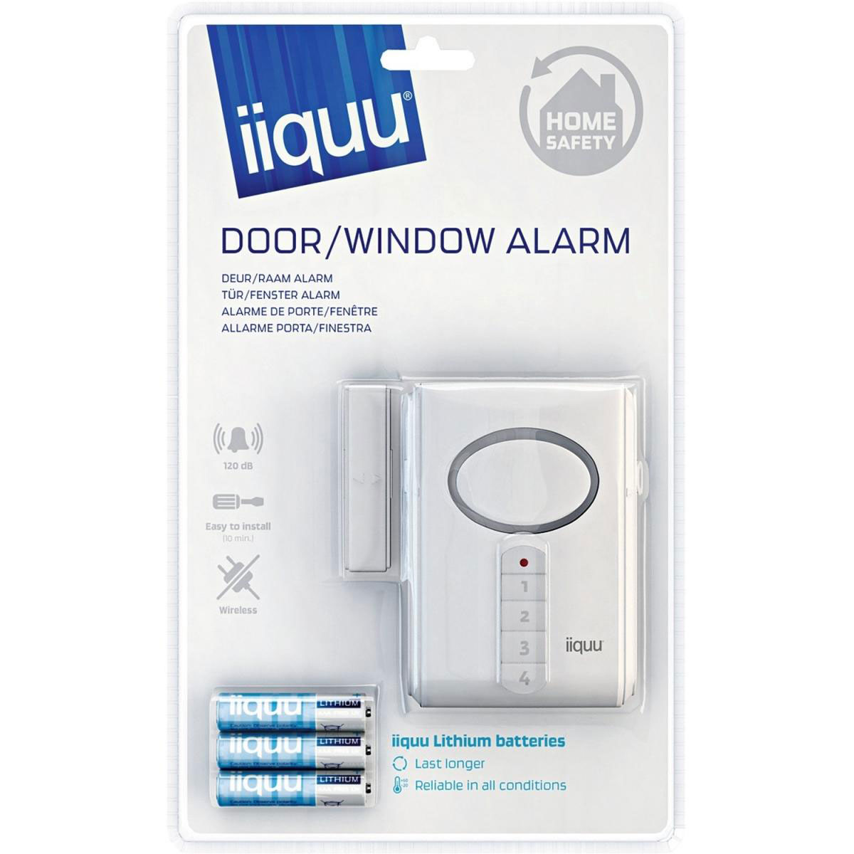 DIFCUL Fensteralarm Türalarm Einbruchschutz,125 dB Tür Fenster Alarm,Tür  Fenster Alarm Sensor, Drahtloser Fenstertürsensor Alarm, alarmanlage für  Alarmanlage und Smart Home (3) : : Baumarkt