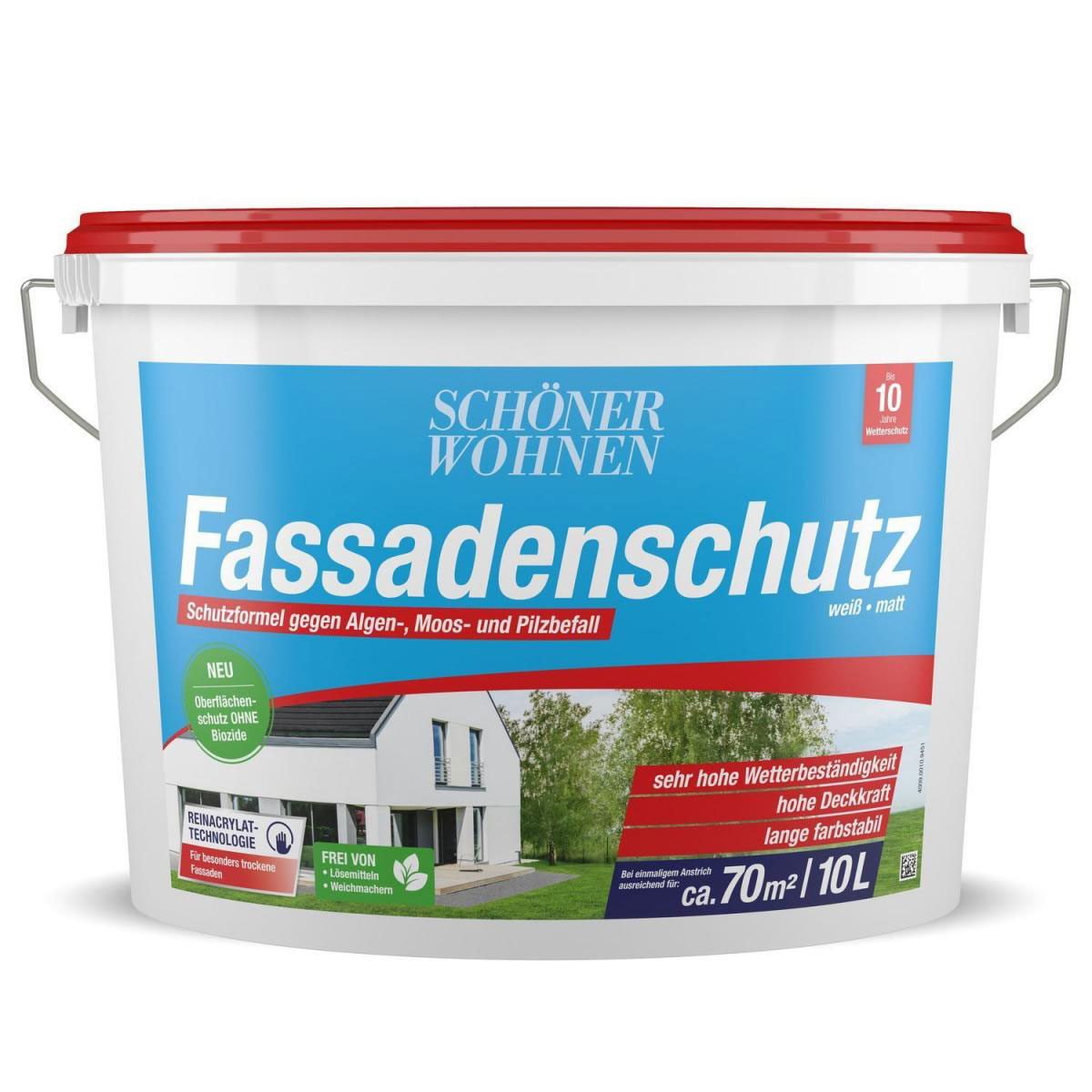 Reinacrylat-Fassadenschutz L 10 Wohnen 594039 Schöner | | Farbe 10 Weiß