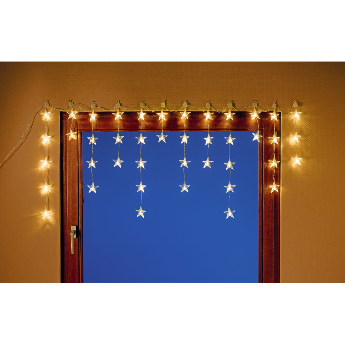 Ambientis Sternen-Lichterkettenvorhang für Innen 561097 