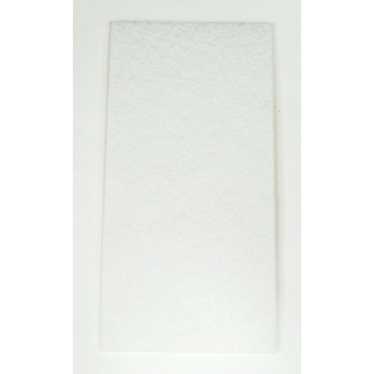 Filzgleiter eckig, 100 x 200 mm, weiß, selbstklebend, 2