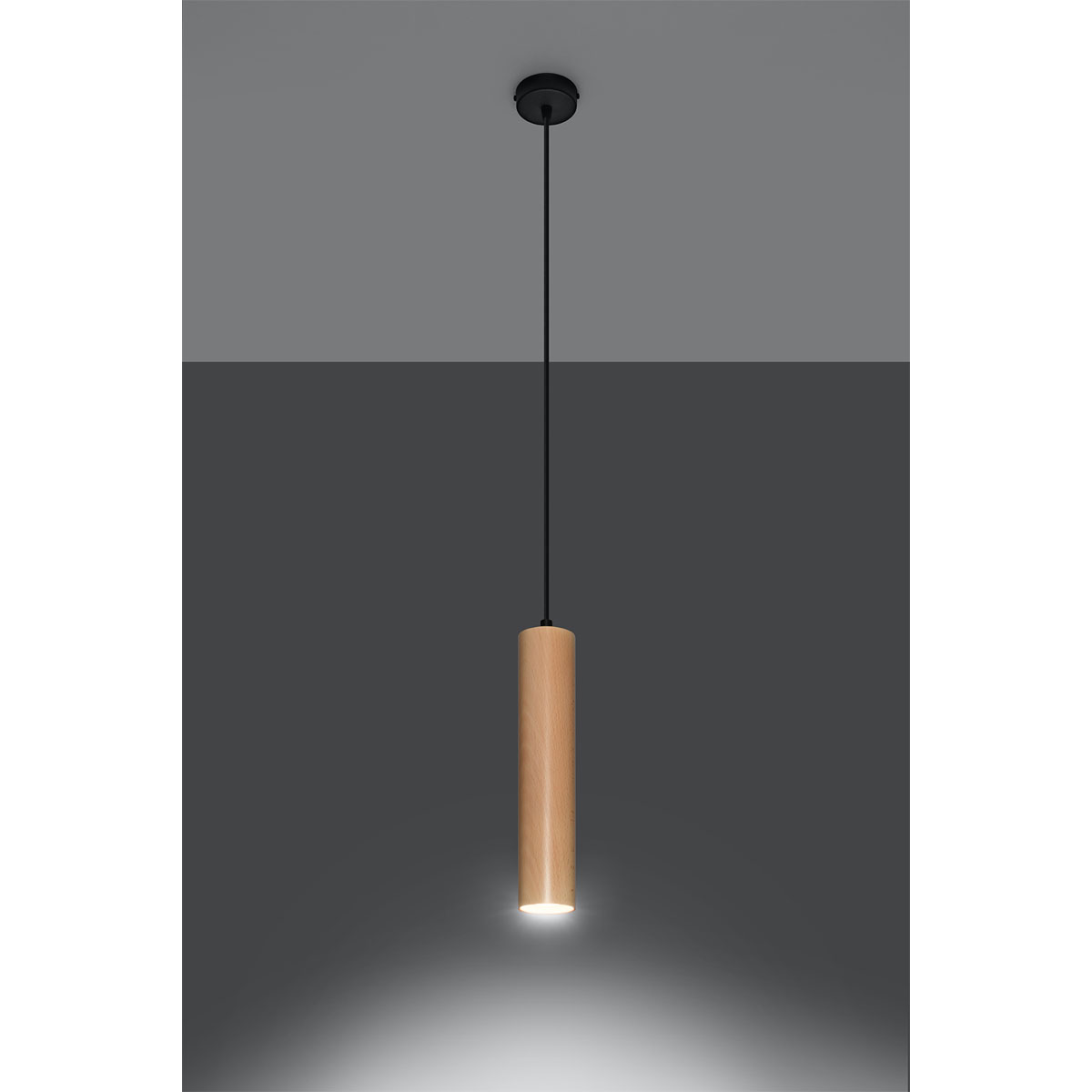 Sollux braun Lighting Lino Spot Holz Pendelleuchte K000049536 | 1 1 |