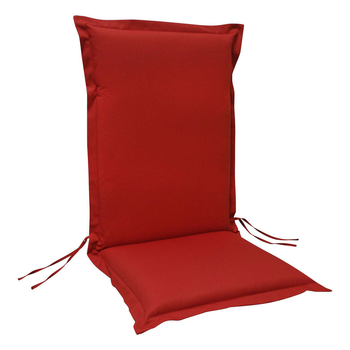 Indoba Sitzauflage Premium Polsterauflage Hochlehner 1x | dick K000021895 | Rot extra