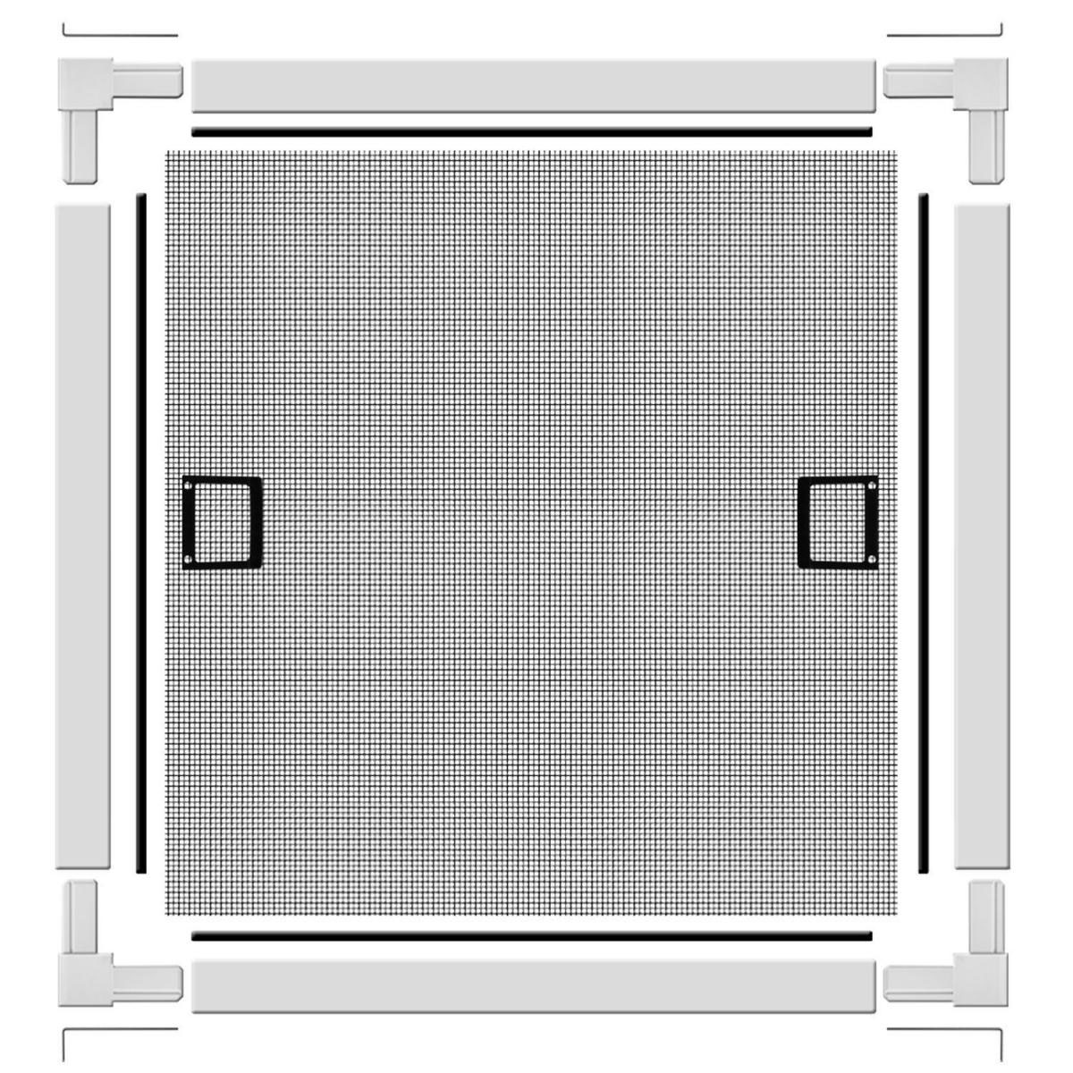 Schellenberg 100x120cm | weiß 208438 Insektenschutz-Fenster | | 100x120 Premium weiß