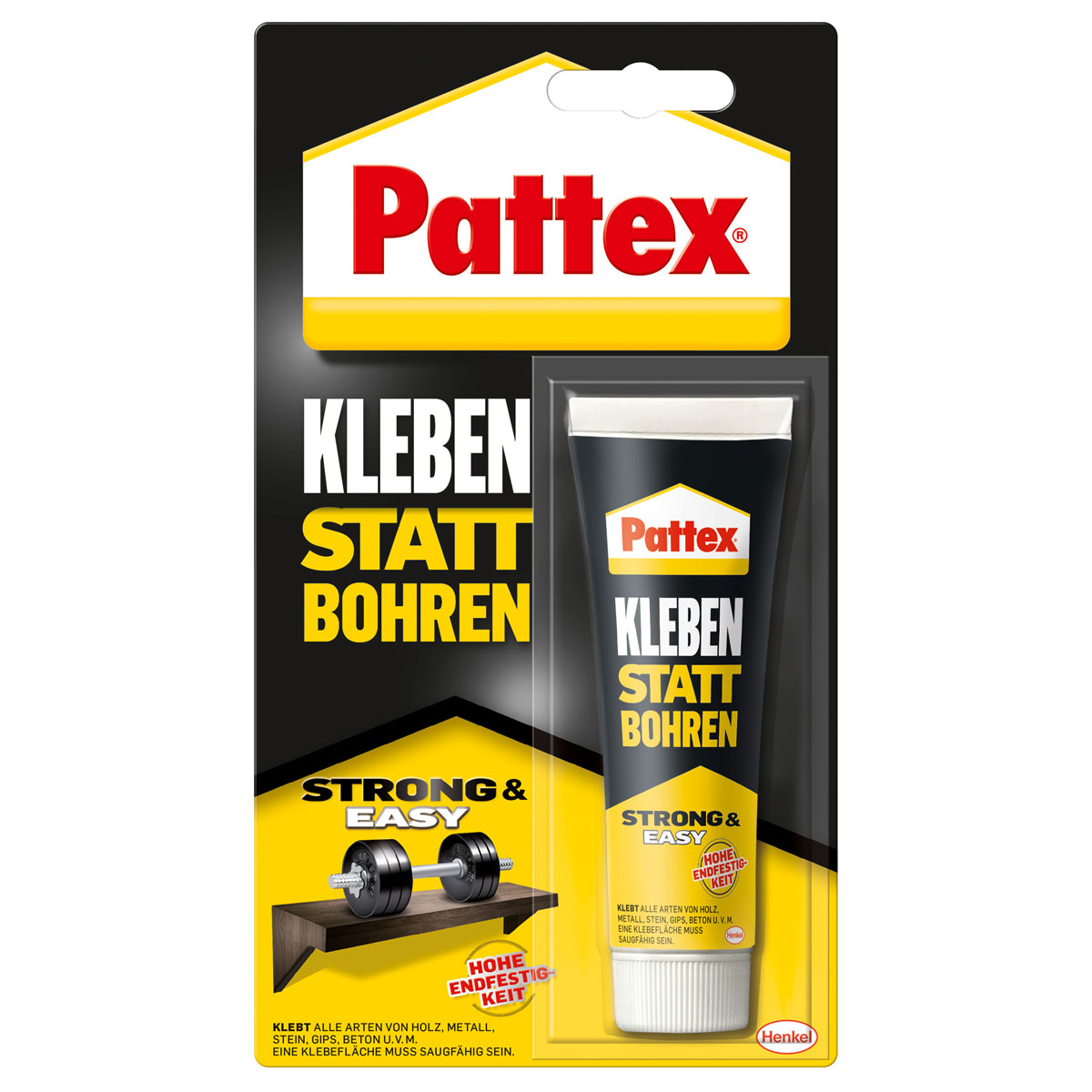 Pattex 50 50 Bohren g 581367 statt Montagekleber | 50 | | Kleben