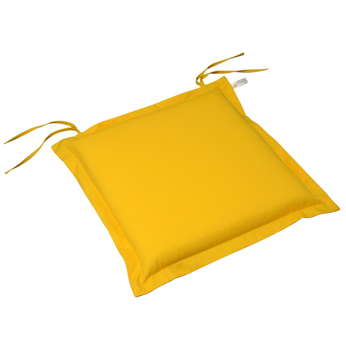 Indoba Sitzkissen Premium 4 Stück extra dick Gelb, 4x Polsterauflage