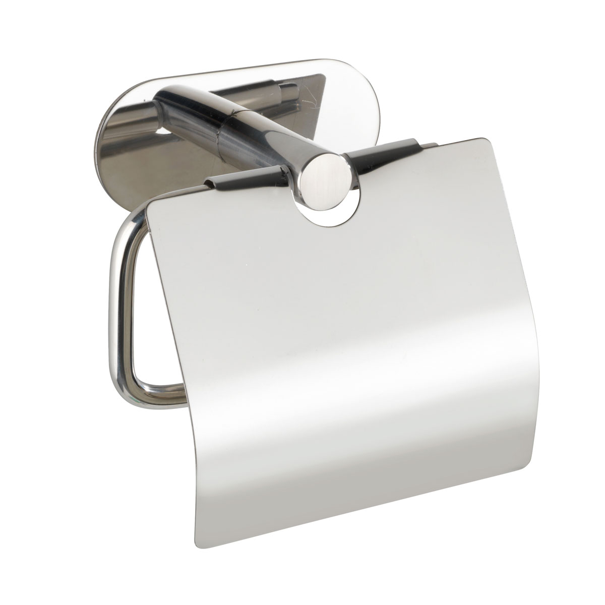 Wenko Toilettenpapierhalter Shine Turbo-Loc | mit 503699 Deckel Orea