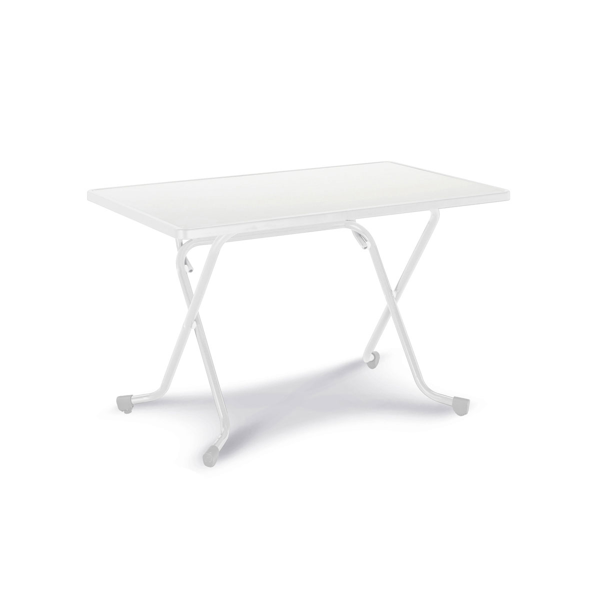 BEST Freizeitmöbel Scherenklapptisch 110 weiß | 70 x | 110x70 | K000067702 cm Weiß